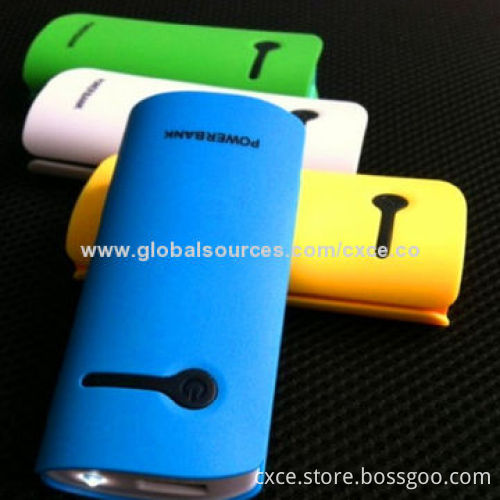 Emergency Charger, 5,600mAh Lithium-ion Battery, Small Size, UV Oil Printing Cover